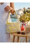 Special Design Hand-Knitted Women's Bag – Trendy Combed Cotton Thread Shoulder Bag (Limited Edition) - 2