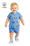 Baby Boy Car Printed Casual Short Sleeve Summer T-Shirt