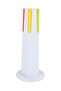 6-Piece Flush Knife Block Set White/Red/Blue - 2