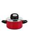 Classique Covered Saucepot With Steel Lid Red 18cm