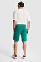 Men's Dark Green Knitted Shorts 50322453-Vr079 - 5