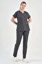 Gray Denim Look Lycra Surgical Suit