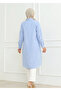 Long Hijab Tunic with Hidden Buttons - 4