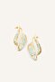 Women's Metal Twisted Earrings H9961Axns