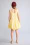 100% Cotton Sleeveless Brode Crew Neck Gathered Waist Yellow Dress Girls G8982A826Hs - 6