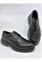 Black Floter Men's Leather Shoes