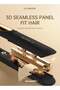 Professional Mini Hair Straightener Small Flat Irons For Short Hair Curls Bangs Travel Flat Iron Black/Gold - 5