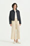 Elastic Waist Jacket with Pocket Detail - Anthracite