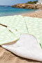 Daisy Floral Green Beach Towel - Bohemian Minimalist Summer Quick-Dry Microfiber Towel - 5