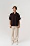 Mach Basic Short Sleeve Tencel Fabric Oversize Shirt - 6