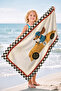 Racing Car Boys Beach Towel-Vintage Ecru Blue Pool Sea Quick Dry Microfiber Towel - 2