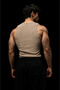 Men's Premium Ribbed Undershirt - Cotton Stretchy Athlete Cut - 2