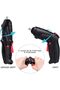 Sky-Touch Electric Screwdriver Set, 47 In 1 Usb Rechargeable Screwdriver Gun Twistable Handle, 3.6V Drill Screwdriver Bits Set With Built-In Led, 1800Mah Black - 3