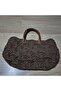 Paper Rope Fan Model Hand-Knitted Shoulder Bag - 5