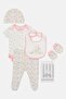 Toddlers Girl 6 Pieces Graphic Print Hanging Gift Set, Multicolor - 2