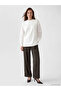 Brown Loose Fit Plaid Women's Trousers