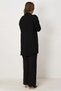 Shirt Collar Satin Jacquard Tunic 46565 - 4