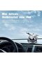 Luxury Metal Fighter Aircraft Solar Rotating Display Model, Elegant Airplane Desk Ornament with Smooth Continuous Motion - 2