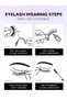 9 Pairs of Faux Cat-Eye Lashes Create a Soft and Luxurious Effect, Suitable for Daily Commuting, Dates, Lunch Breaks, Video Calls, Passport Photos, Attending Weddings, Traveling, and Holidays. False Eyelashes - 2