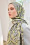 Urban Hours Bohemian Daisy Aqua Green Mayda Shawl - 4
