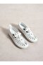 Shadow White Genuine Leather Women's Sandals - 3