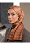 Houndstooth Pattern Silky Jacquard Shawl - 2