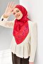 Monare Scarf Ethnic Motif Flag Red 90X90 - 2