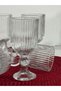 Siraz Long Footed Coffee Side Cup Set of 6 Glass Cups 10.5 cm Transparent Footed Presentation Cup - 4