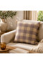 Jute Throw Pillow Cover Straw Throw Pillow Cover Purple Square Striped Linen Throw Pillow Cover Decorative Throw Pillow Cover - 3