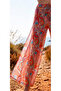 Women's Colorful Patterned Tulle Beach Pants Pareo - 5