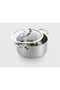 Premiere Pro 5-Ply Stainless Steel Deep Pot with Glass Lid 16 cm 1.58 L - 2