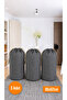 3 Pieces Anthracite Drawstring Bag Xlarge 86X62 cm - Moving Bag - Quilt Pillow Laundry Storage Bag