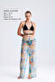 Women's Colorful Patterned Tulle Beach Pants Pareo - 6