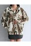Paisley Ecru Vintage Oversize Shirt - 5