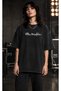 Three Days Grace Vintage Washed Oversize T-Shirt with Front and Back Print Post-Grunge Black Tshirt