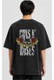 Guns N' Roses Printed Washable Oversize T-Shirt Unisex Axl Rose Slash Vintage Design Tshirt - 2