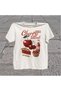 Cherry Bomb Printed Unisex Oversized T-Shirt