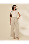 Women Beige Casual Trouser - 5
