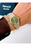 Steel Cord Calendar Model 2 Year Warranty 3 Atm Waterproof Women's Wristwatch + Bracelet Gift - 4