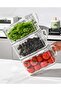 6.2L YAH Durable Fridge Container with Lid – Leakproof, Airtight Locks, Built-in Folding Handle - 8