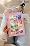 Watercolor Landscape Themed Sticker Set - 2 Sheets 11X16 cm - Vintage Nature Aesthetic Journal Stickers - for Agenda, Diary, Bujo, Scrapbook - 5