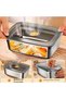 baytella 6 Pcs 1200ml Stainless Steel Food Storage Containers with Airtight Lids, Leak-Proof Food Containers and Lunch Boxes for Kitchen, Fridge, and Meal Prep - 2