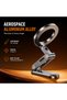 Double-sided Magnetic Phone Holder, Four-Axis Folding Stand, Aviation Aluminum Alloy Fitness Sports Phone Mount, Strong Magnetic Adjustable Grip for Gym - 3