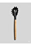 Wooden Handle Silicone Kitchen Utensil Set Black 12 Piece Heat Resistant Dowry Set with Stand - 8