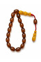 Efe-I Amber 10.5×14.5 mm Chubby Capsule Cut Natural Color Acquired Efe Boy Collectible Prayer Beads