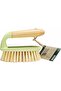 Home Pro Go Green Bamboo Scrubbing Brush, Wooden - 4