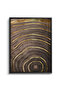 Gold Tree Abstract Wall Art | Framed Canvas Print with Gold Foil Embossed | Luxury Modern Decor for Living Room, Bedroom, Office & Gift - 2