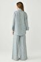 Dayjamas Striped Shirt Pants Set Green - 7