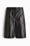 Leather Bermuda shorts - 6