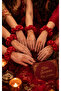 Simple Model Red Color 10 cm Casual / Henna Satin Bagel Buckle - 2